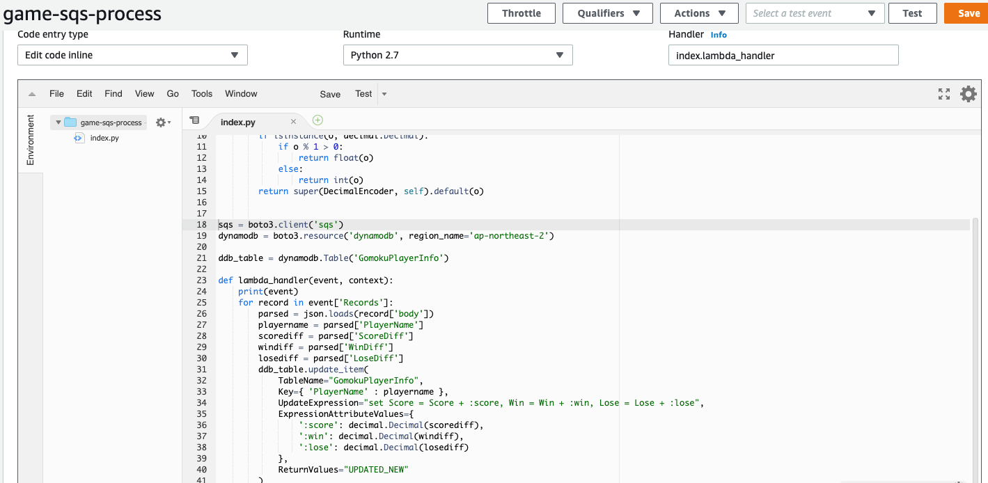 Making Lambda Functions Start Full Stack Game with GameLift